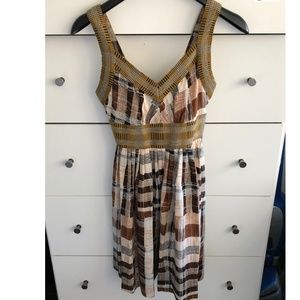 Anthropologie Crop Patterns Dress Tracy Reese